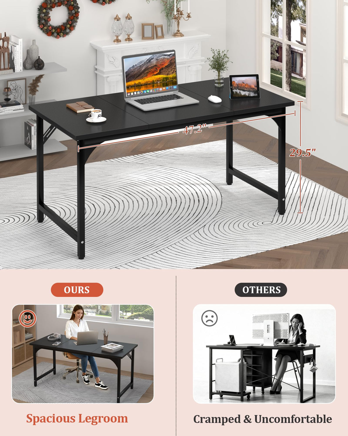 Black Computer Desk