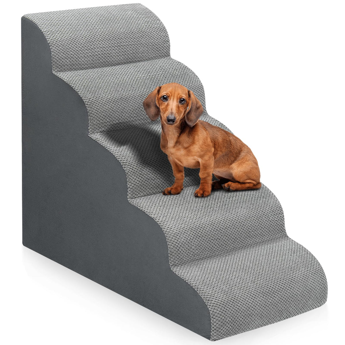 5-Step Foam Dog Stairs