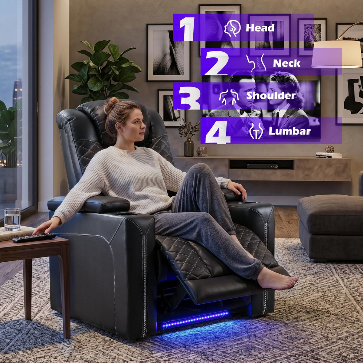 Black Power Recliner