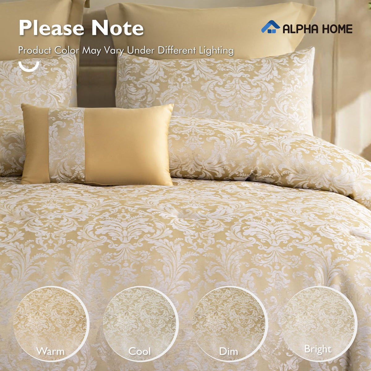King Jacquard Comforter Set