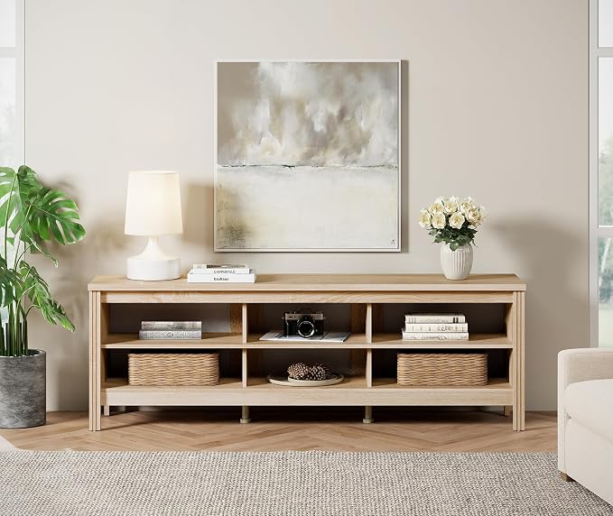 Farmhouse TV Stand with Storage