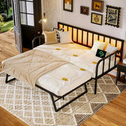 Twin Daybed with Pop-Up Trundle & LED Lights