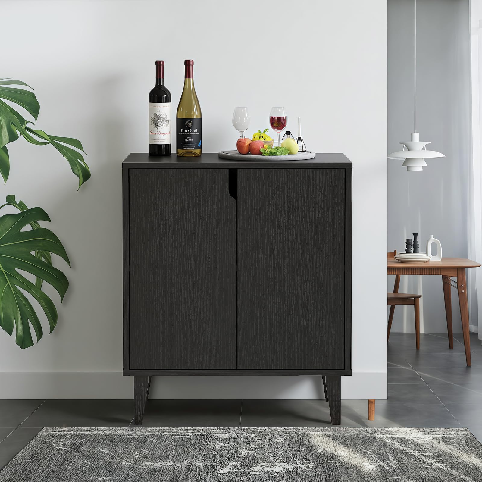 2-Door Storage Cabinet with Soft-Close Doors