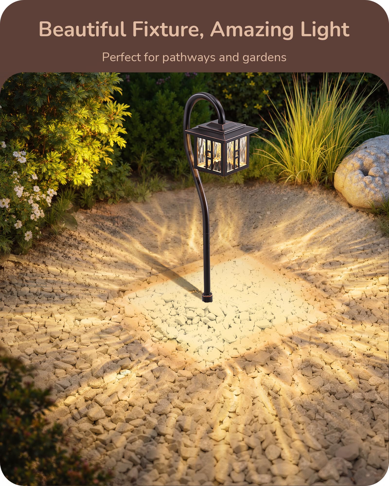 Low Voltage Outdoor Pathway Lights – Oil-Rubbed Bronze