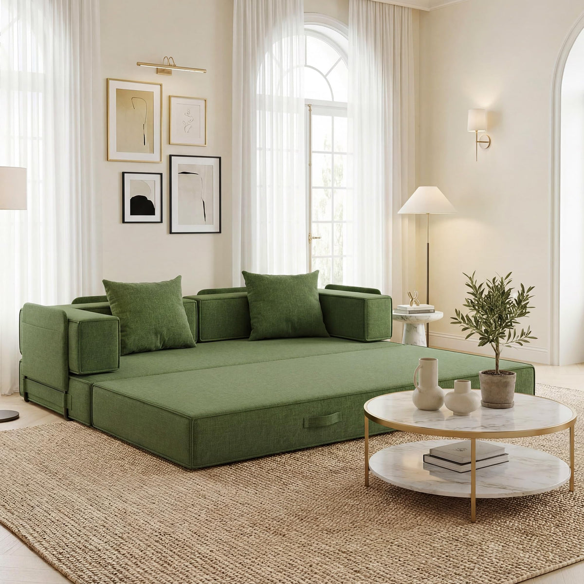 Corduroy Convertible Sofa Bed