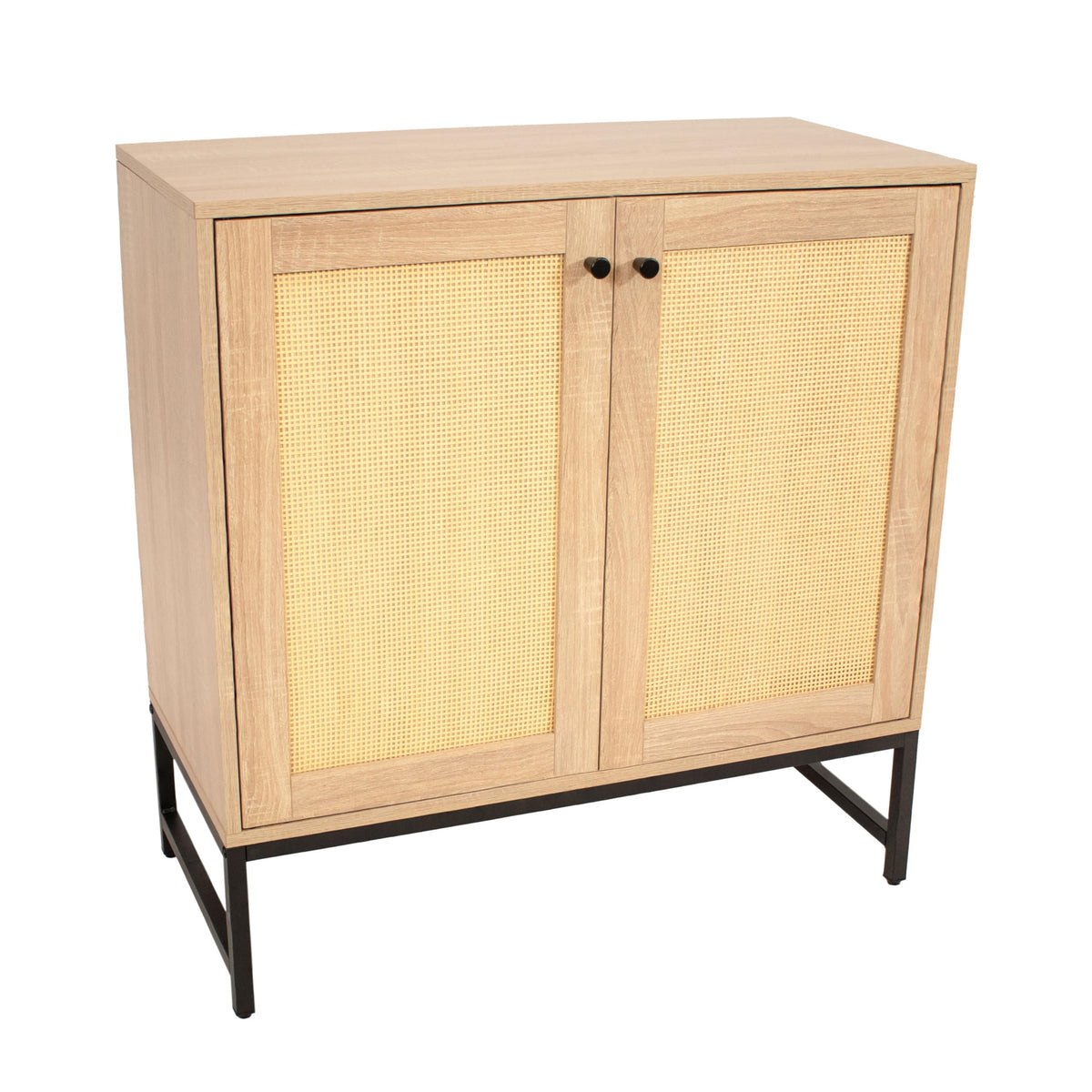 Rattan-Look Storage Cabinet