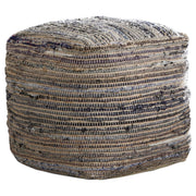 Absalom Hemp Pouf Ottoman