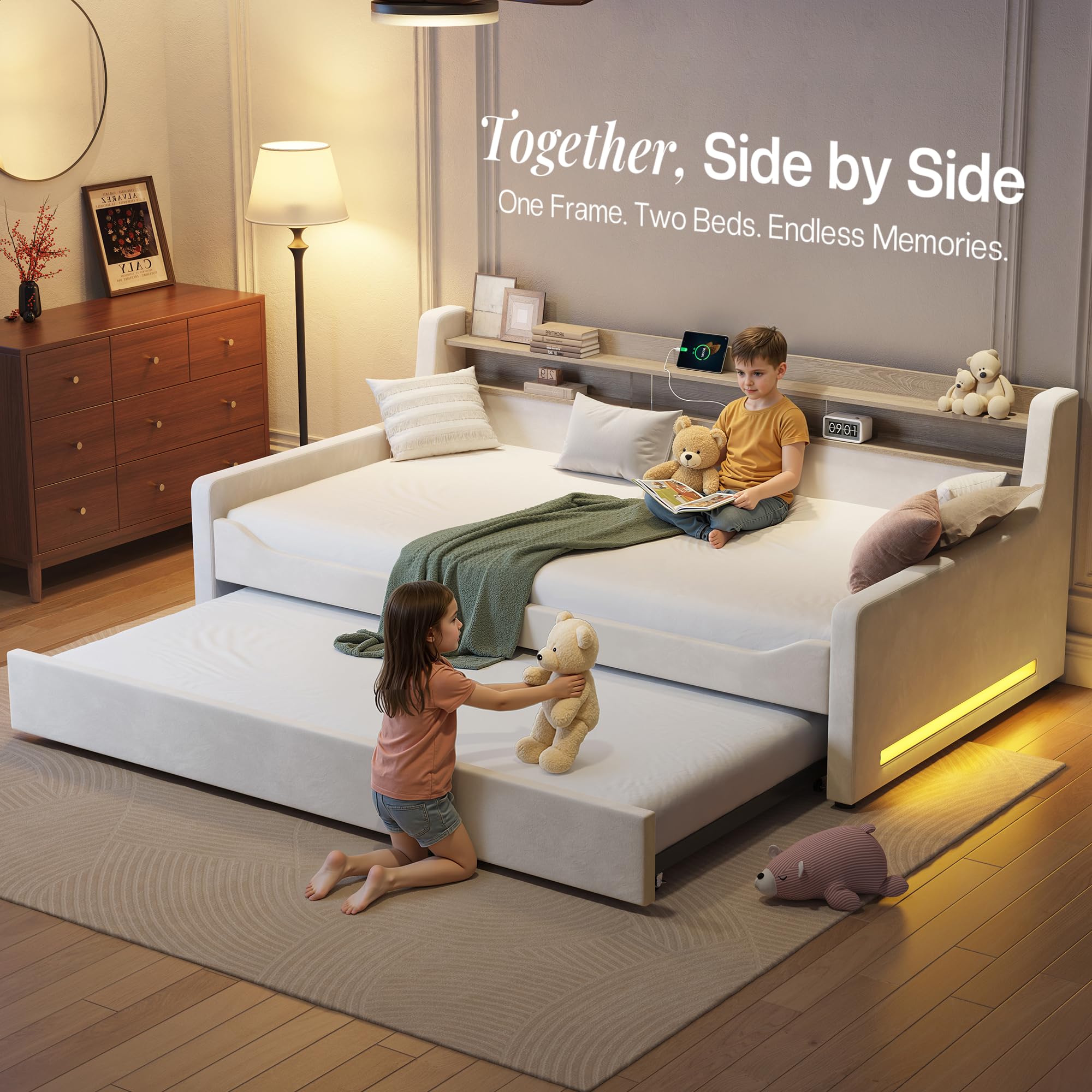 Twin Daybed with Trundle