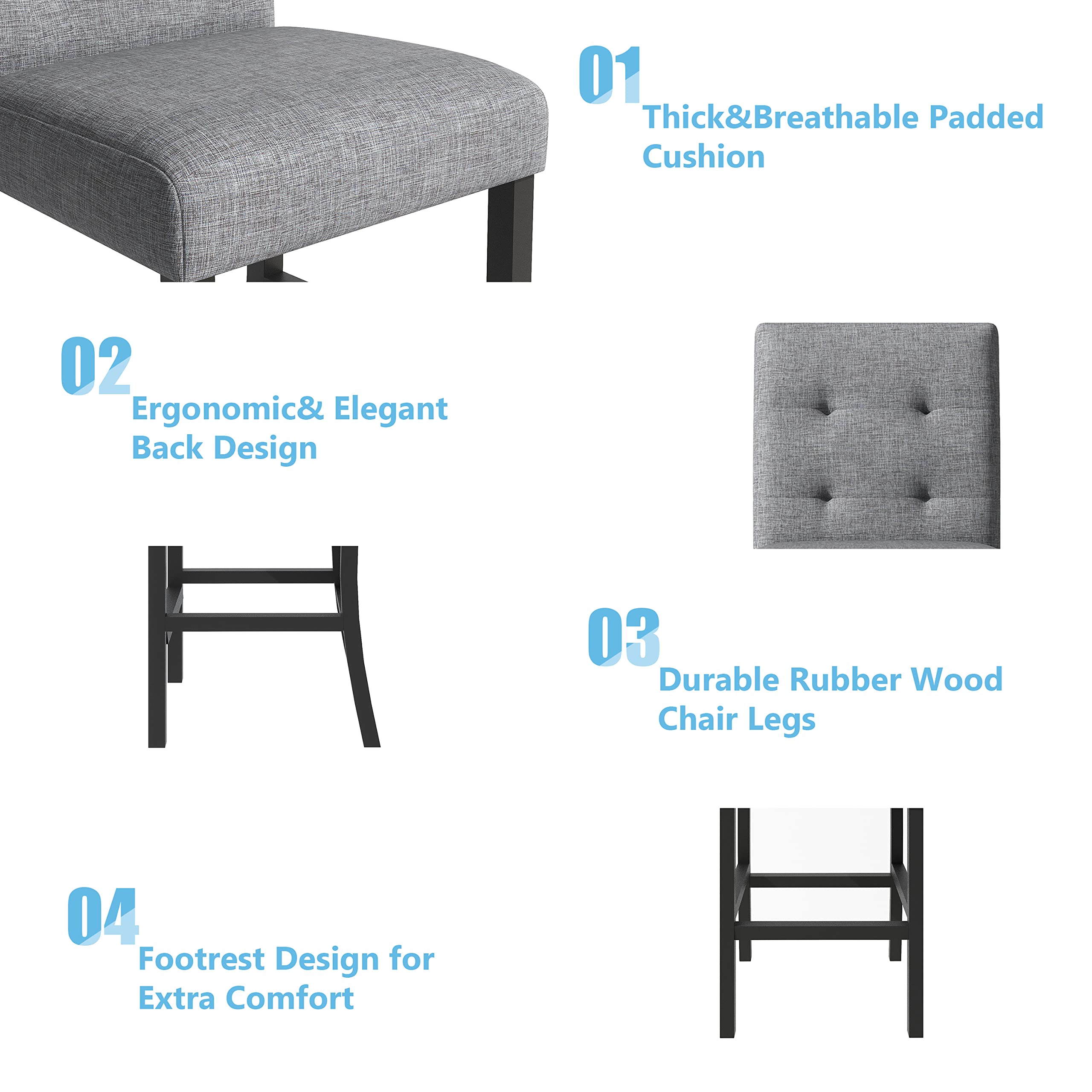 5-Piece Counter Height Dining Set