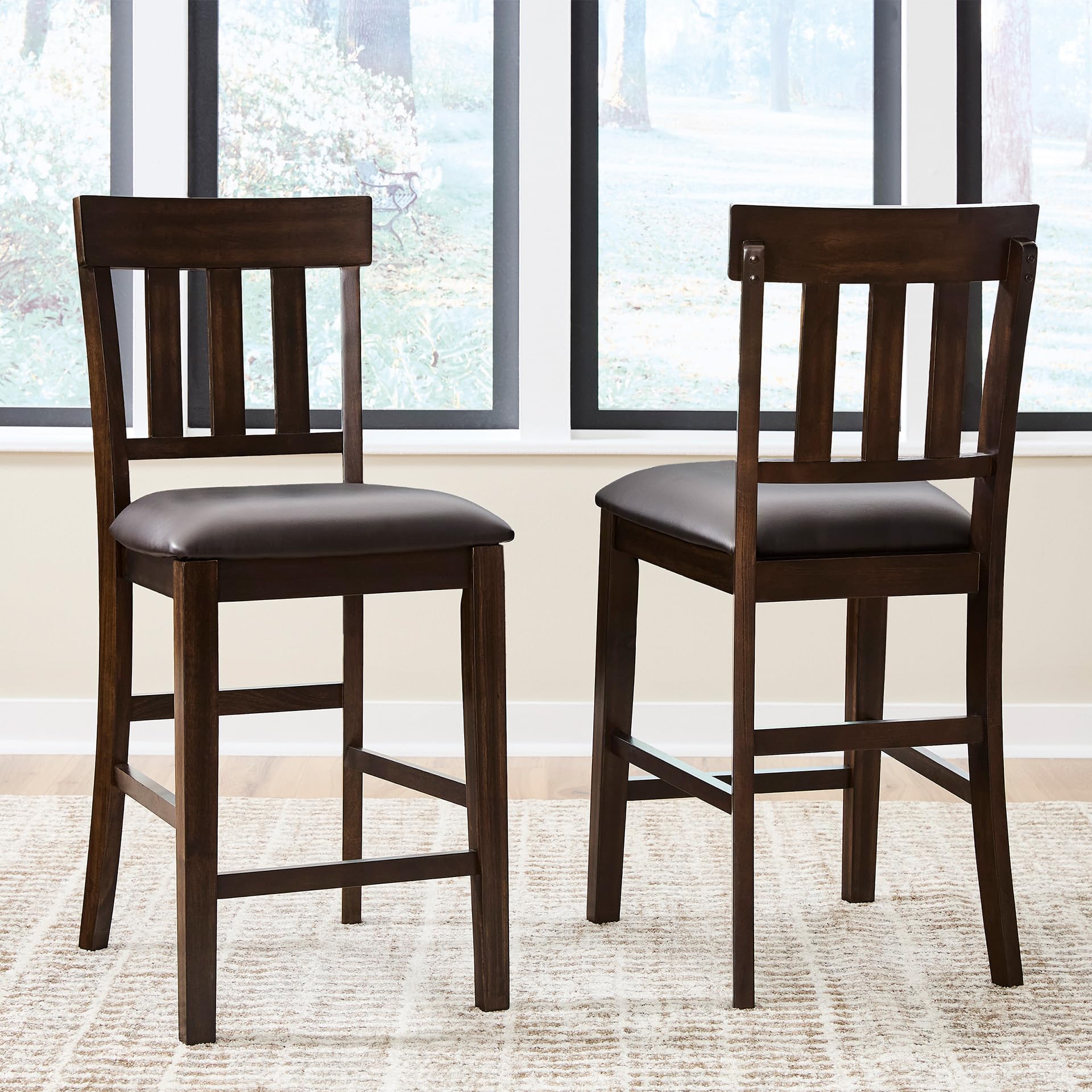 Upholstered Bar Stool Set of 2