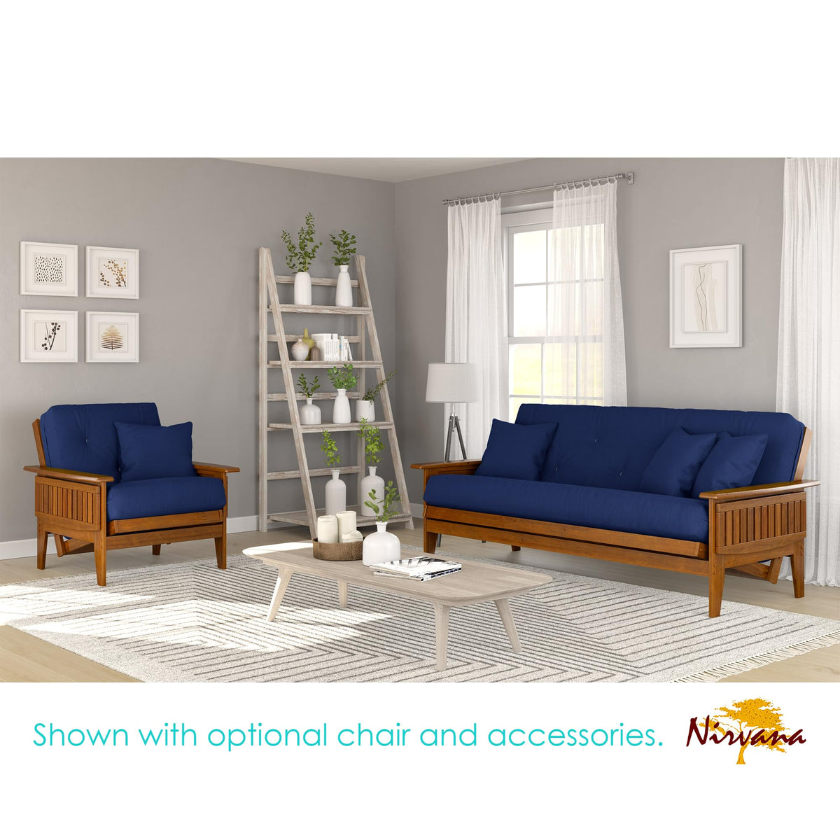 Queen Futon Sofa Bed Set