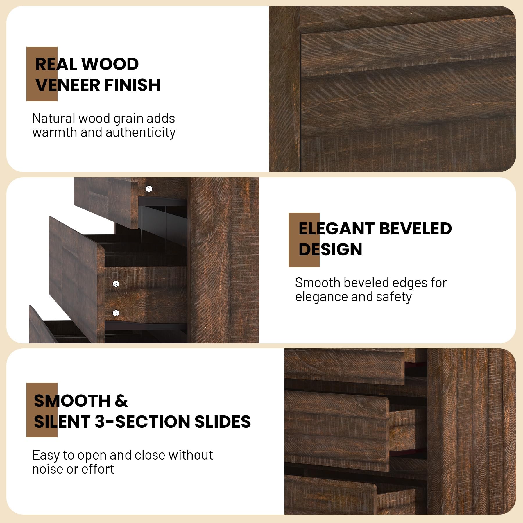 9-Drawer Dresser with Anti-Tip Device