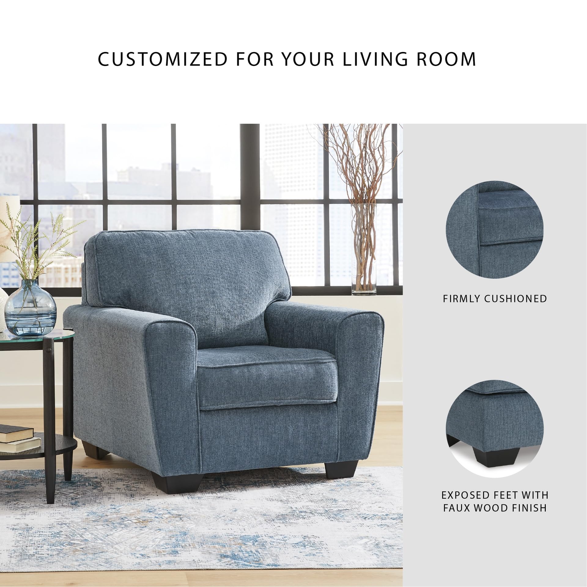 Contemporary Upholstered Accent Chair