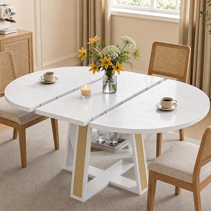 Extendable Dining Table with Storage