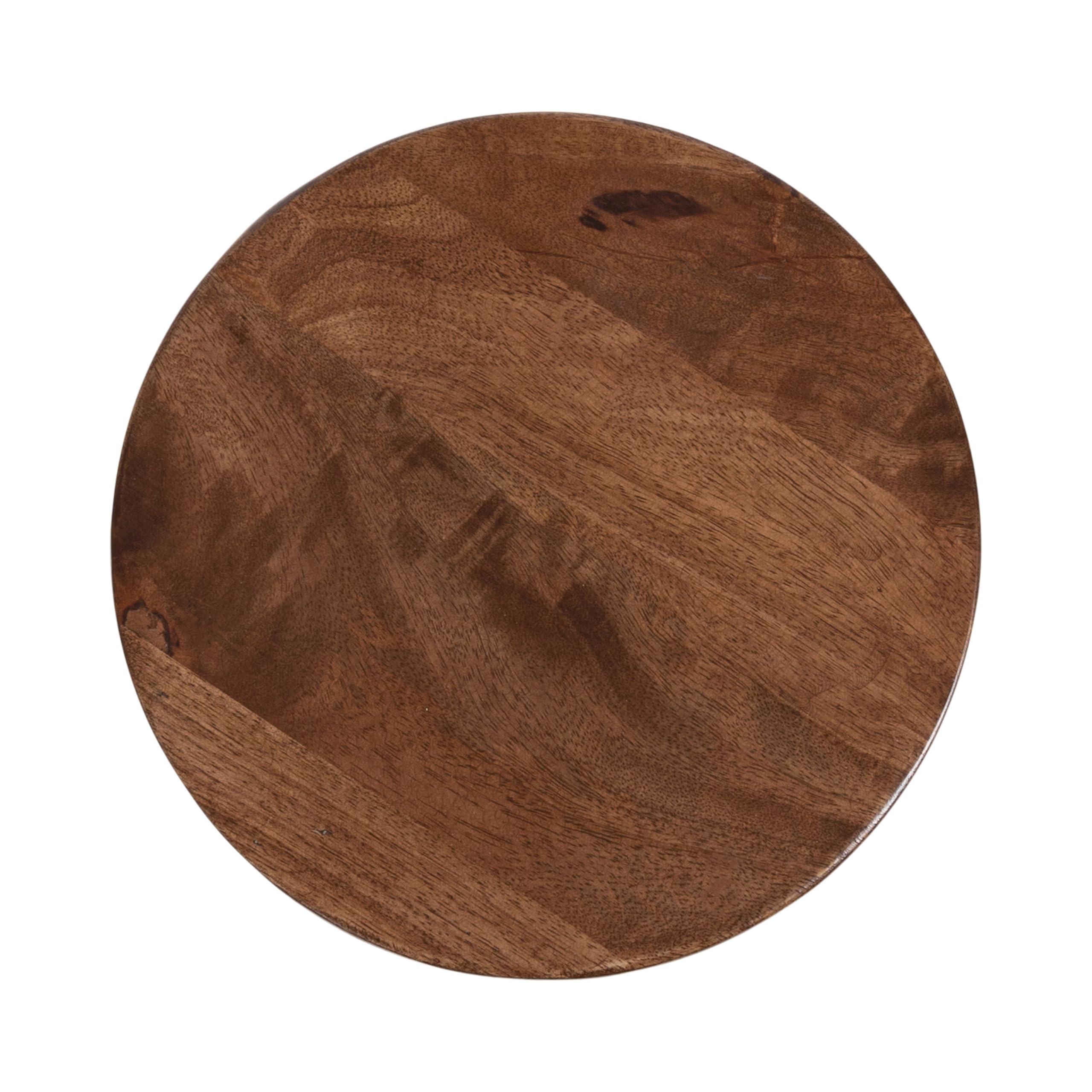 Sculptural Mango Wood Accent Table