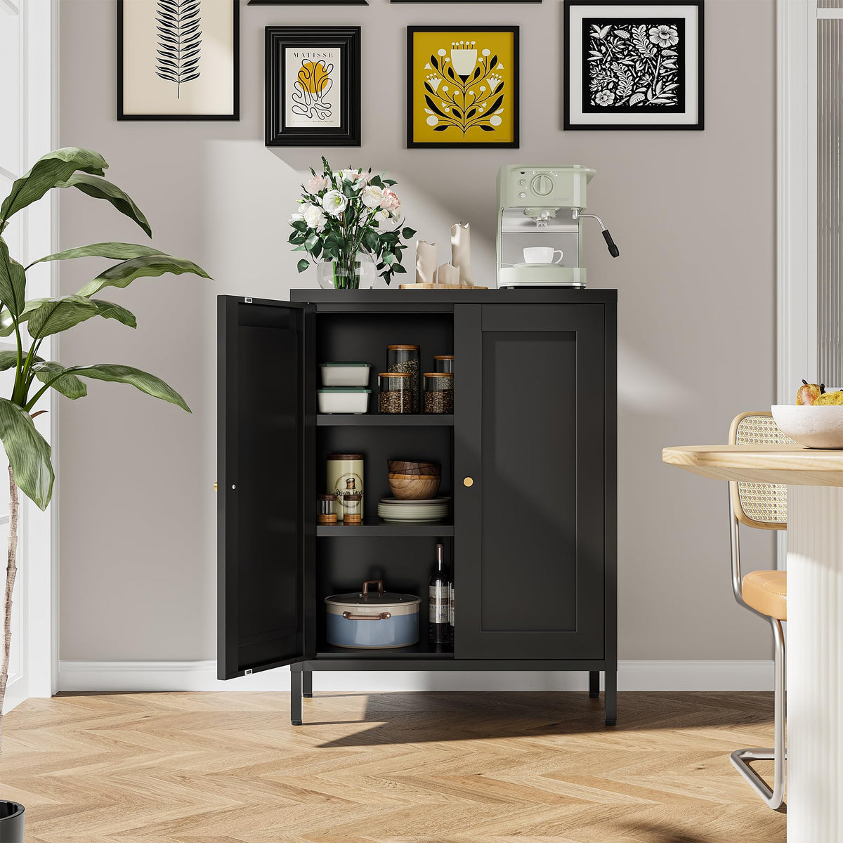 2-Door Metal Storage Cabinet