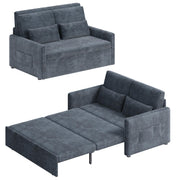 3-in-1 Convertible Loveseat Sleeper Sofa