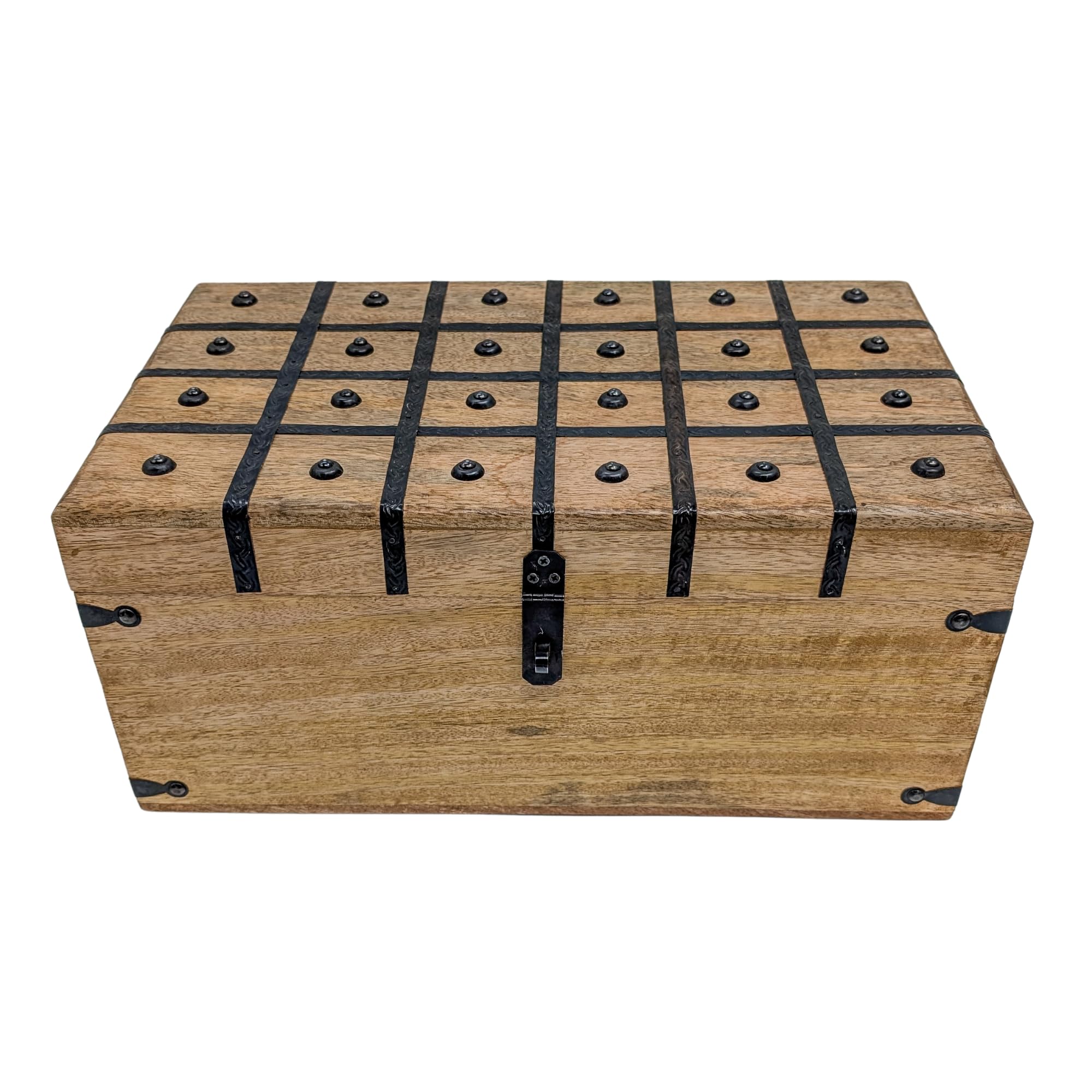 Handmade Pirate Treasure Chest – Wooden Storage Box