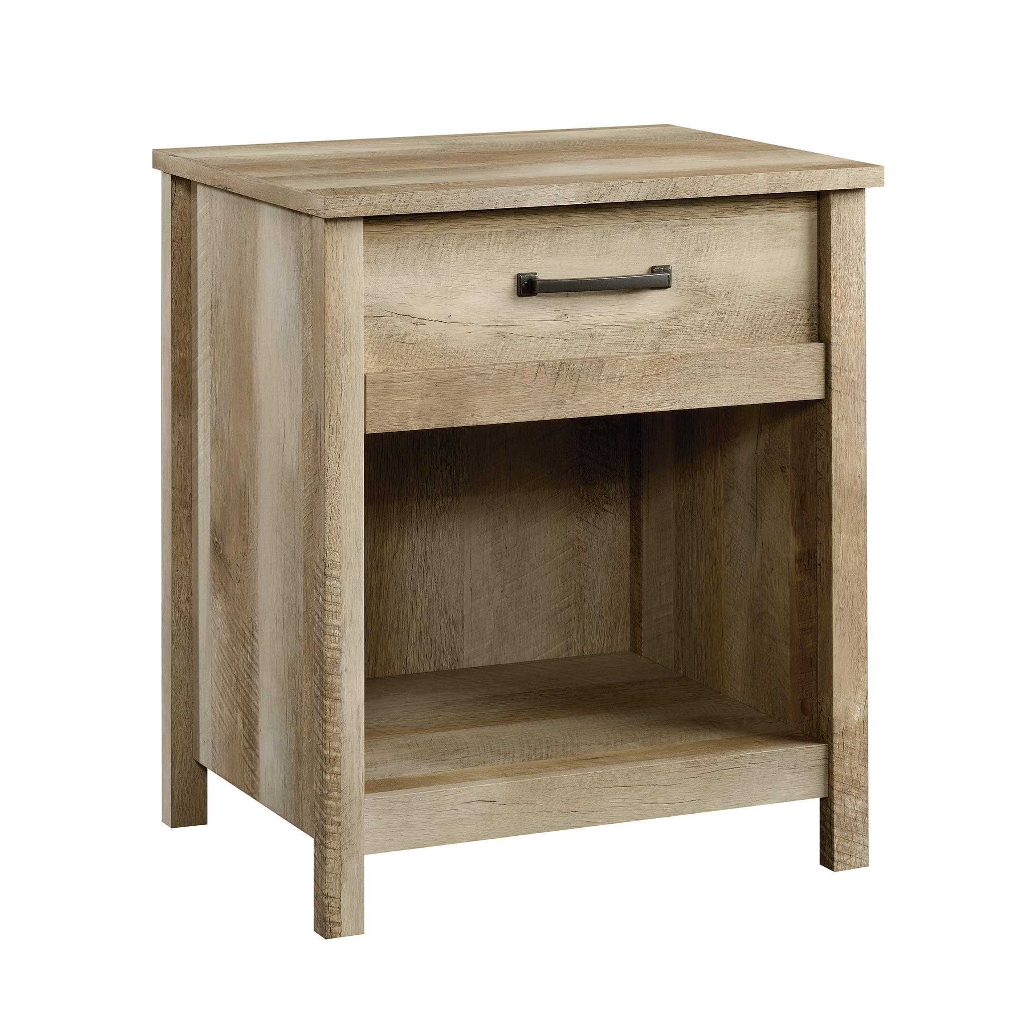 Sauder Cannery Bridge Night Stand, Bedside Table, Bedroom Side Table End Table, in Lintel Oak