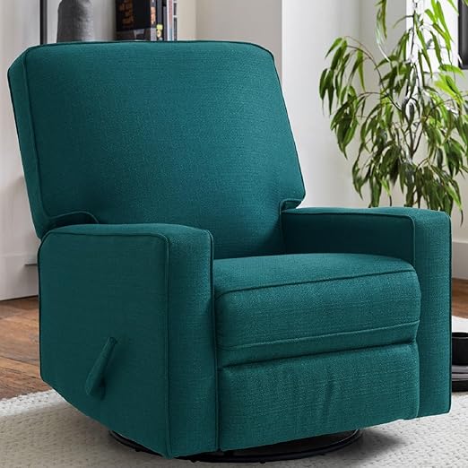 Harkawon Swivel Rocker Recliner Chair, Glider Rocker Recliner, Beige