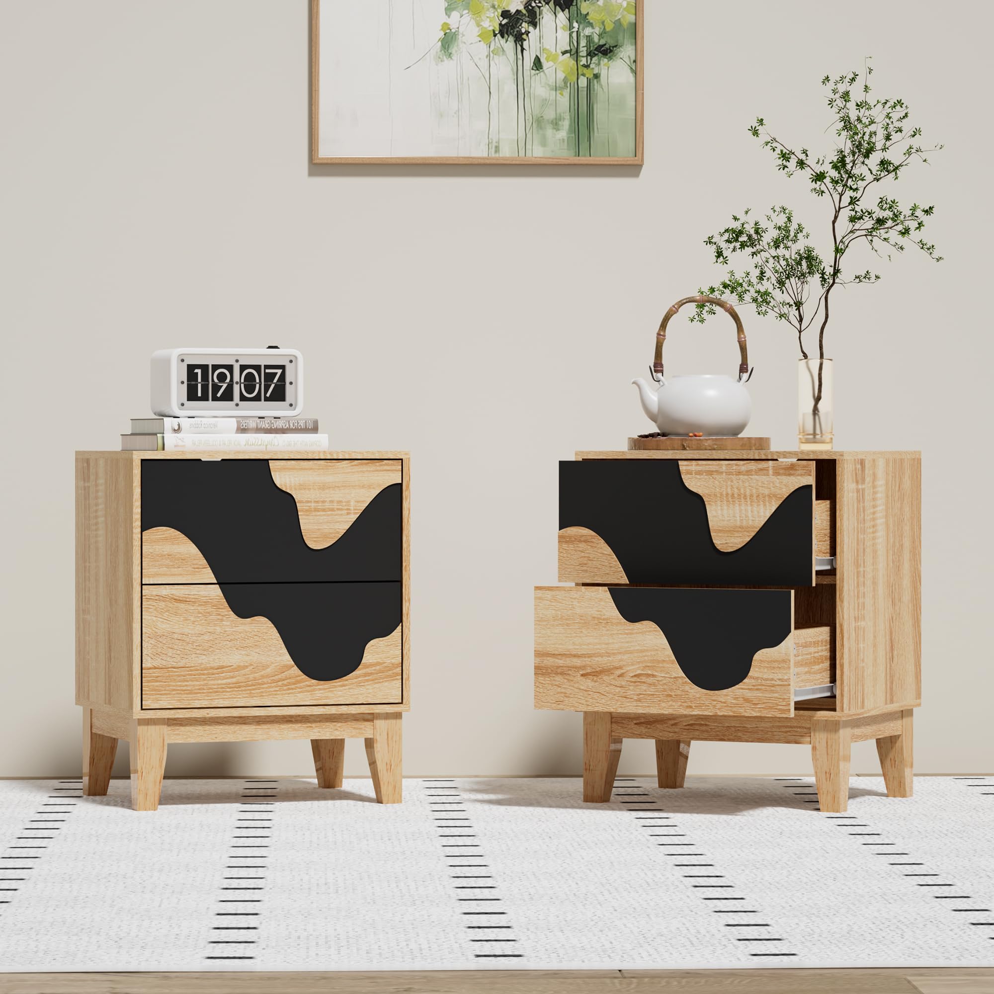 9-Drawer Dresser & 2 Nightstands Bedroom Set