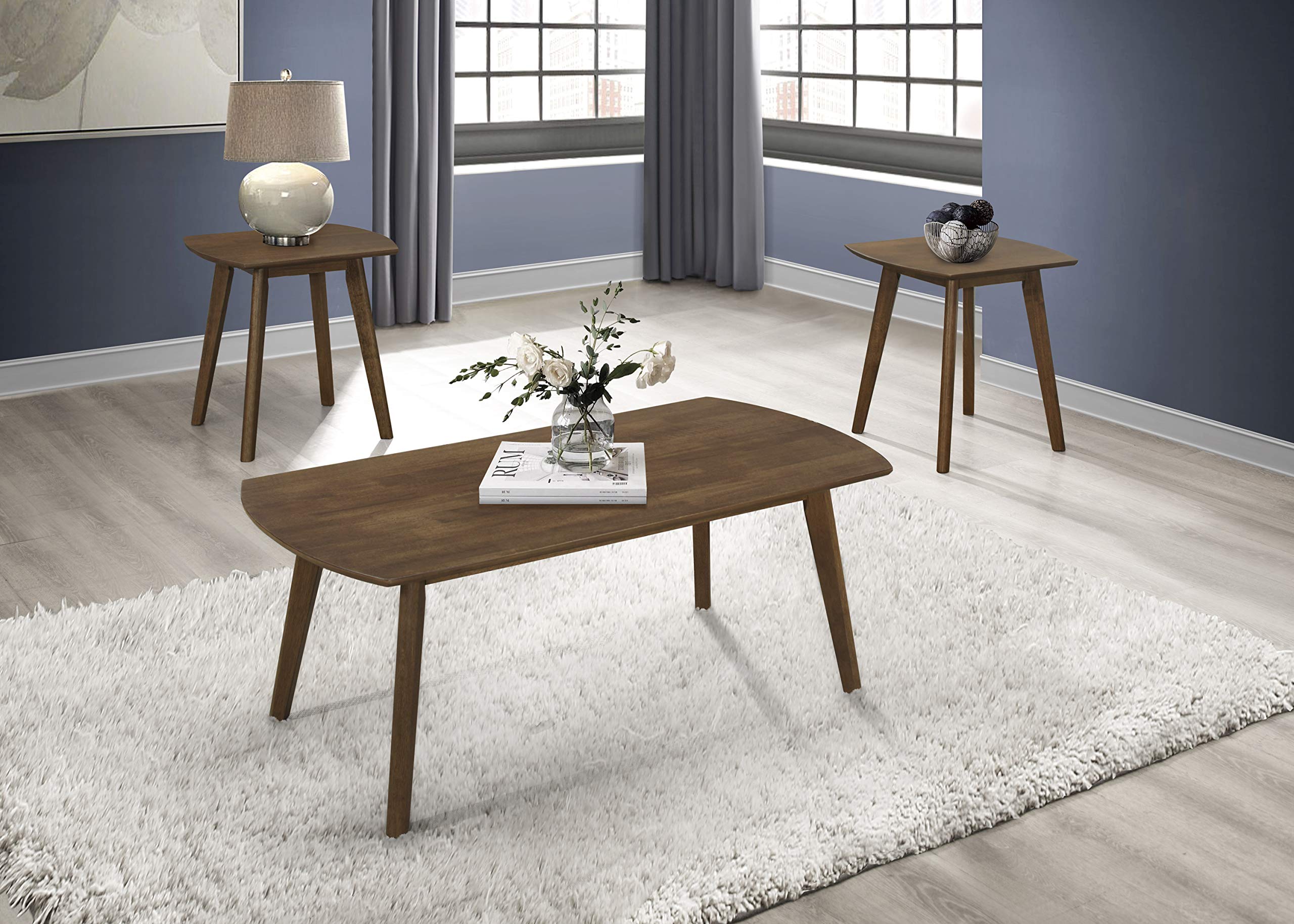 3-Piece Occasional Table Set – Walnut