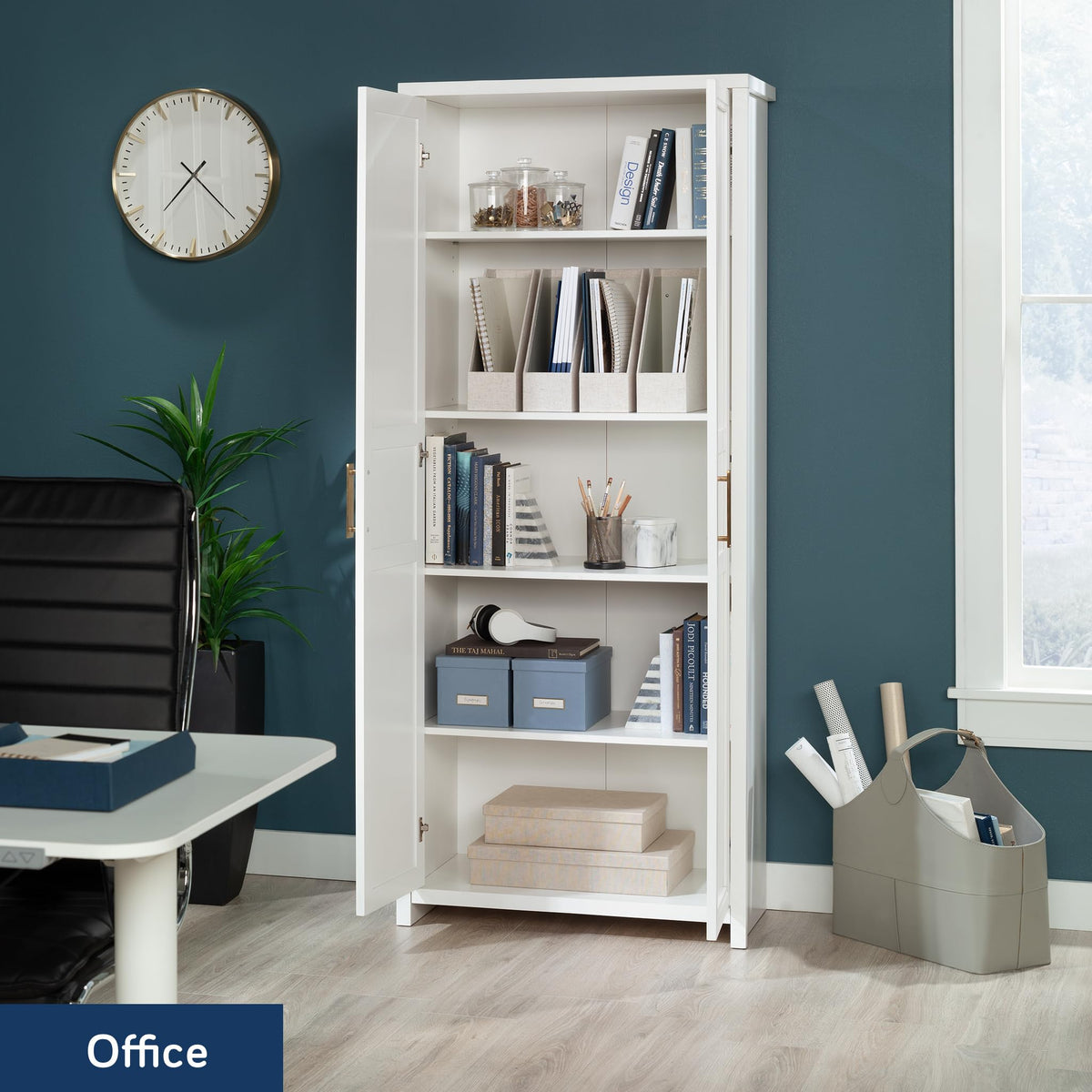 White Shaker Storage Cabinet