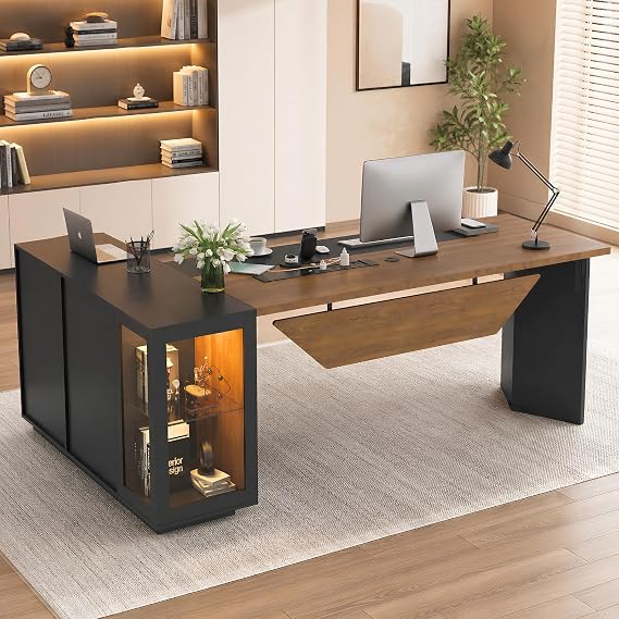 L-Shaped Executive Desk