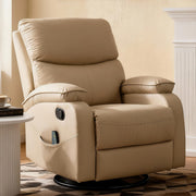 Culect 360° Swivel Rocking Recliner Chair with Massage | Small Space