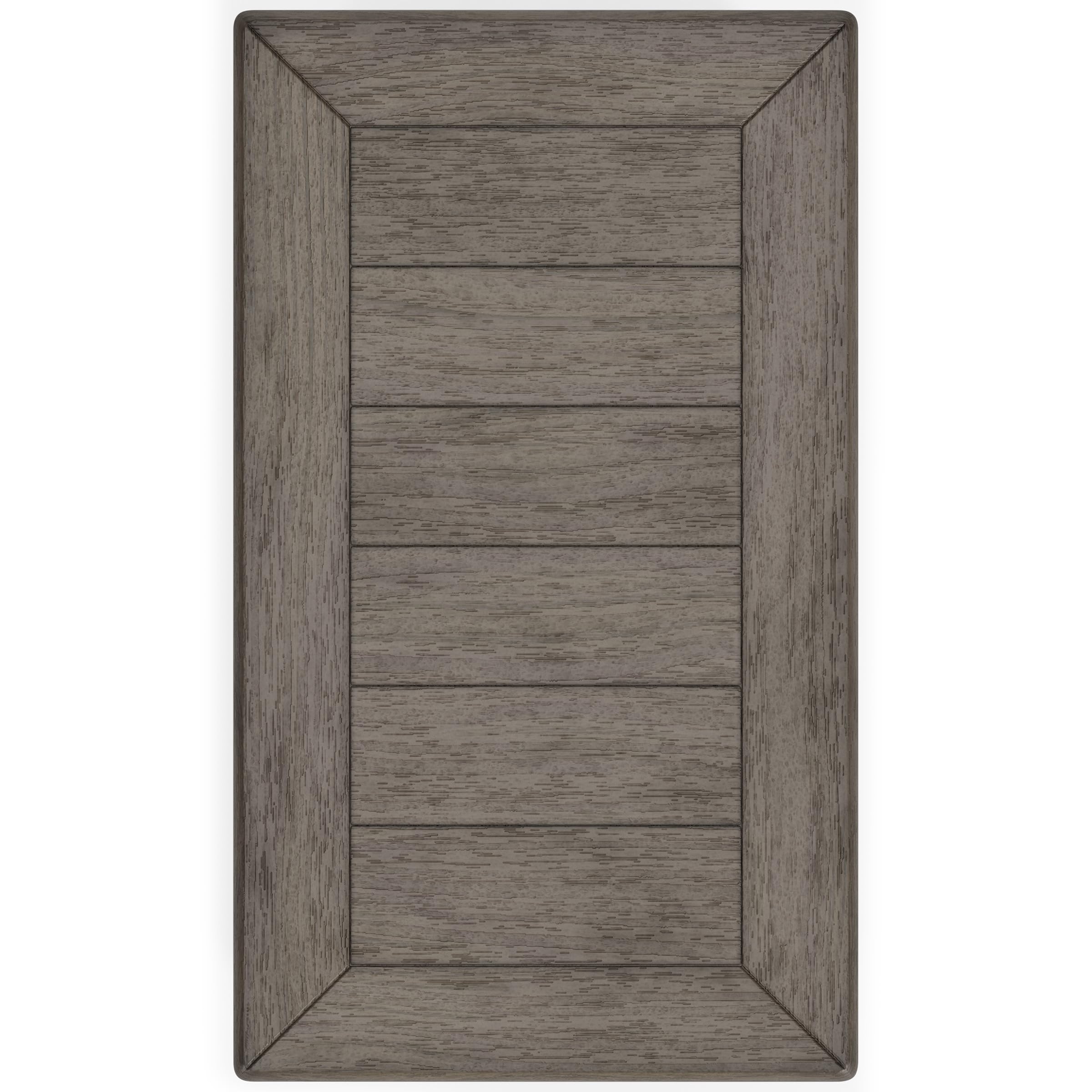 Farmhouse Chairside End Table with Charging Station & Drawer