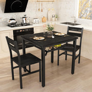 3-Piece Farmhouse Dining Table Set for 2