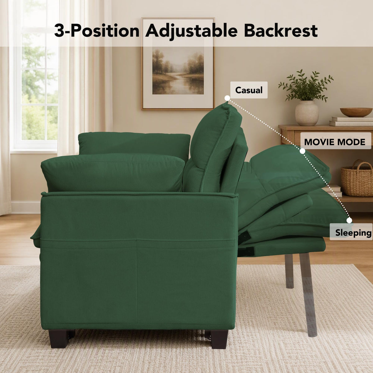Convertible Loveseat Sofa Bed