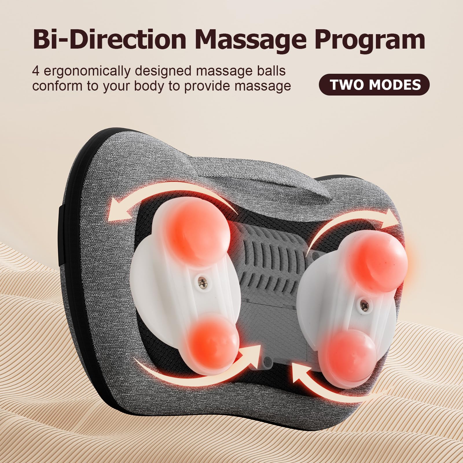 VIKTOR JURGEN Fathers Day Dad Gifts, Shiatsu Back Massager with Heat – Deep Tissue Massage for Neck, Shoulder, Back Pain Relief, Electric Kneading 3D Massage Pillow Gifts for Men Women Mom, Christmas