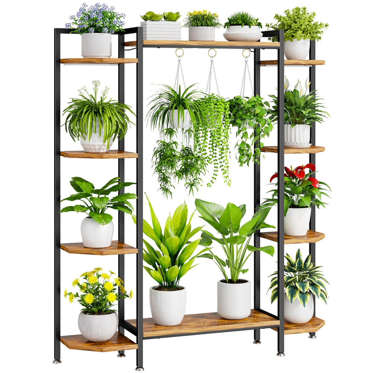 6-Tier Plant Stand with Grow Lights