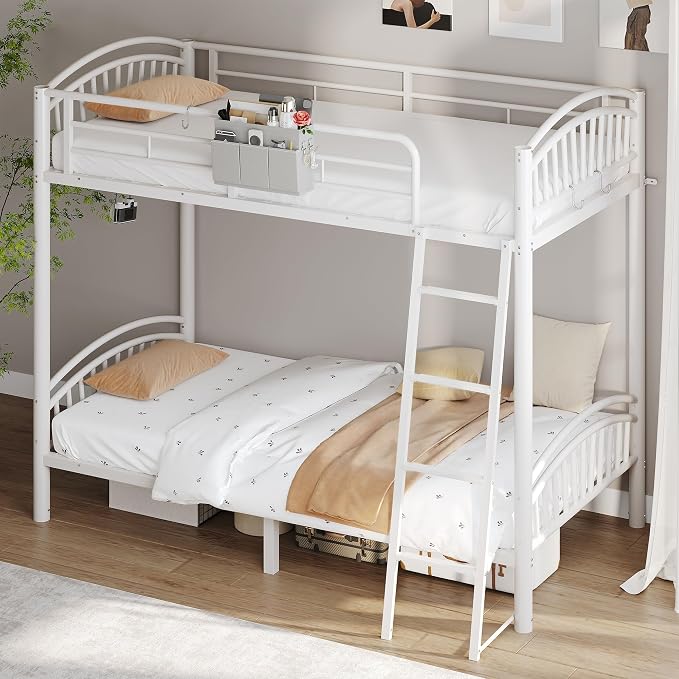 Twin Over Twin Metal Bunk Bed