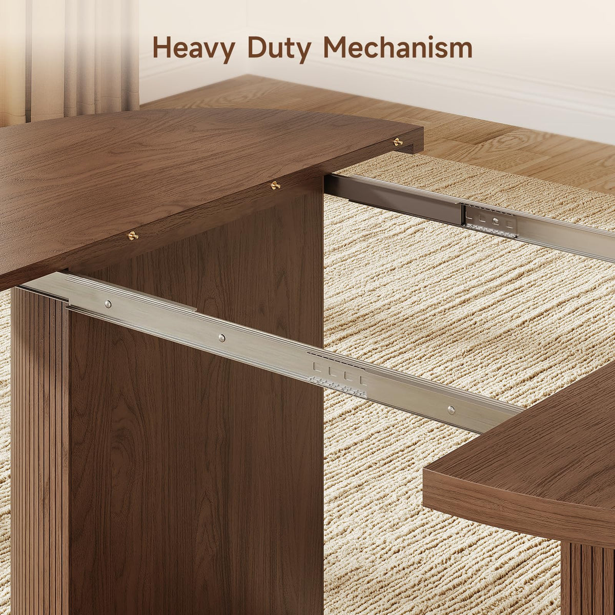 Extendable Walnut Dining Table
