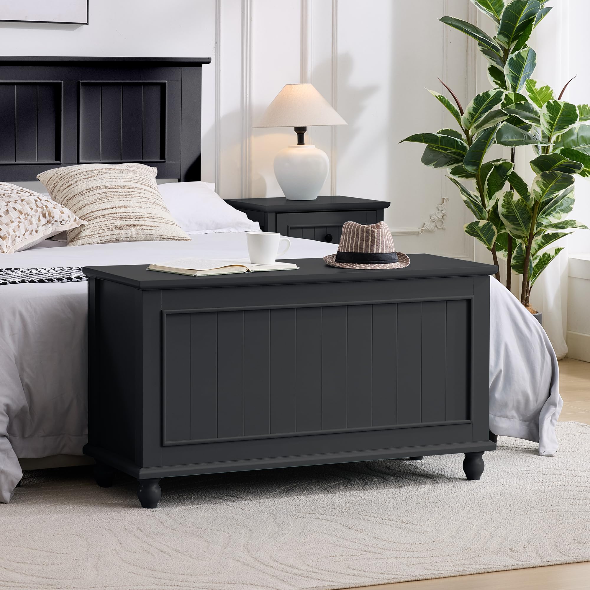Vintage Storage Bench with Lift Top