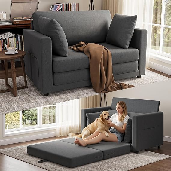 Convertible Loveseat Sleeper Sofa Bed