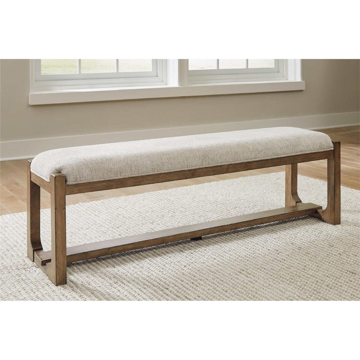 Upholstered Farmhouse Dining Bench