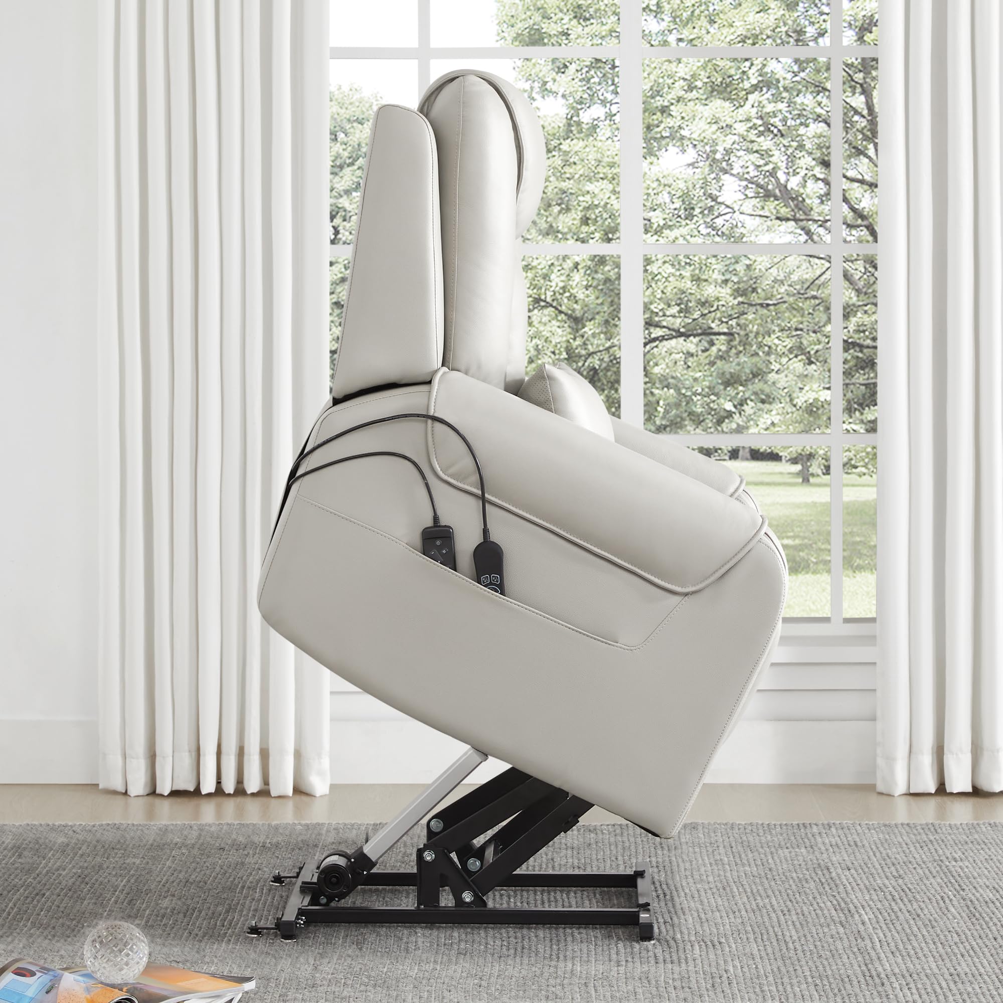 Power Lift Recliner Chair with Massage, Heat & Triple Motor