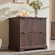 2-Drawer Lateral File Cabinet with Charging Station
