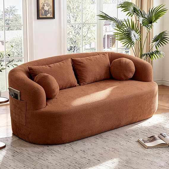 Cloud Loveseat Sofa with Pillows