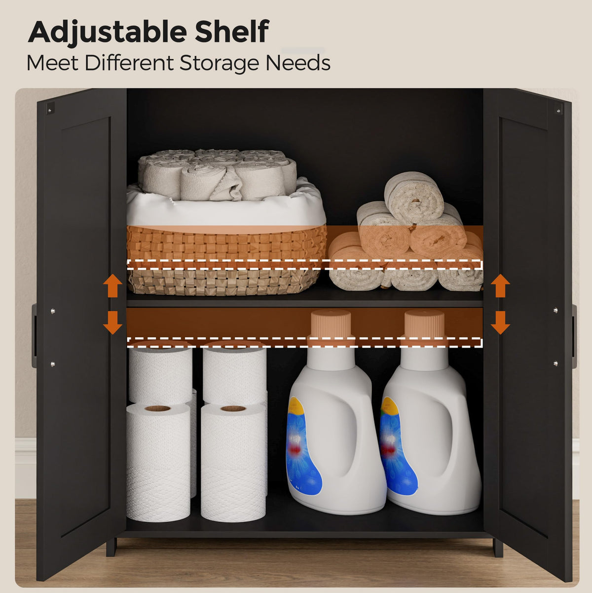 Tall Bathroom Storage Cabinet