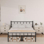 ZASHONT Full Bed Frame with Headboard,Steel Slat Support,Easy Assembly