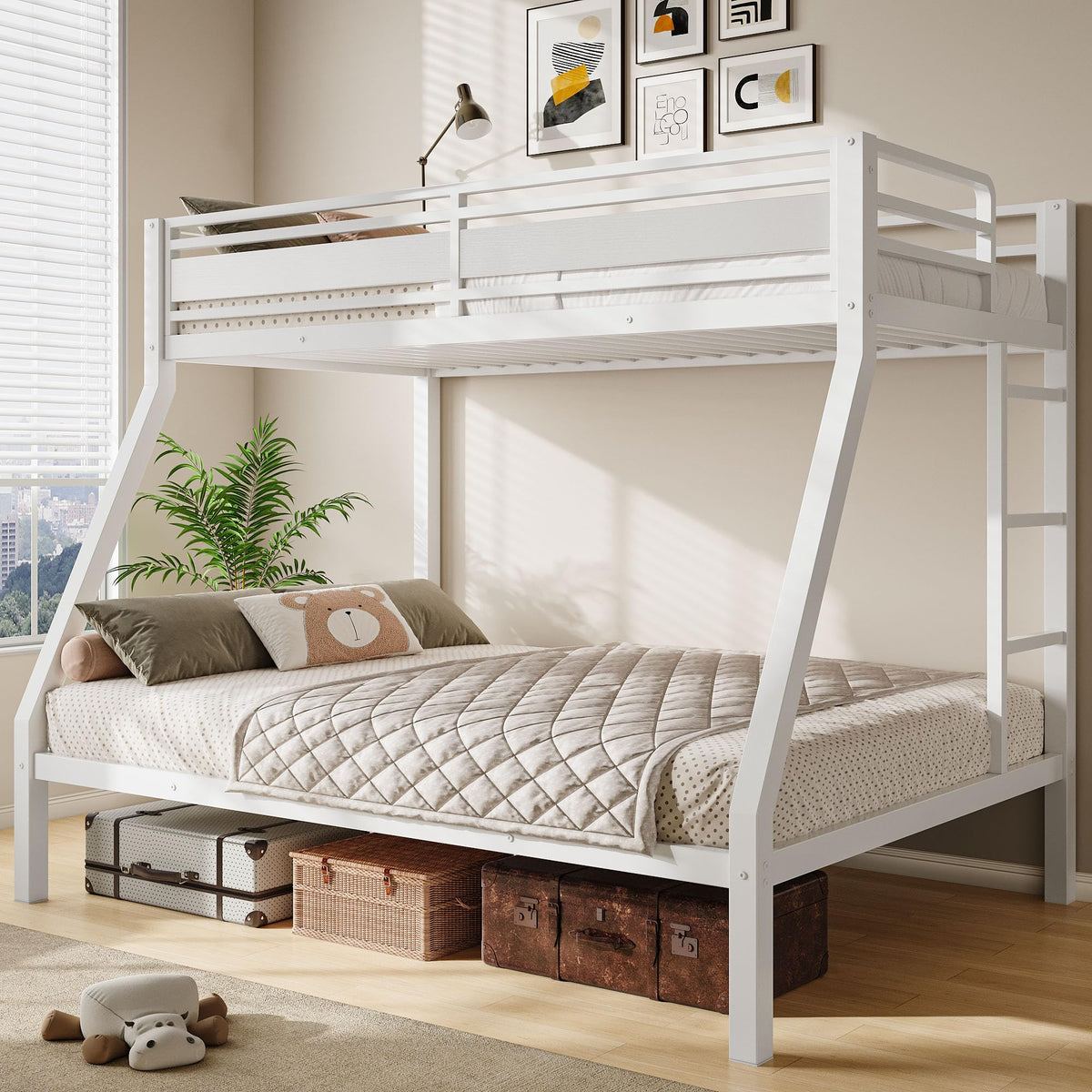 Twin Over Full Metal Bunk Bed