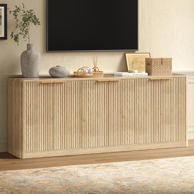 Fluted TV Stand