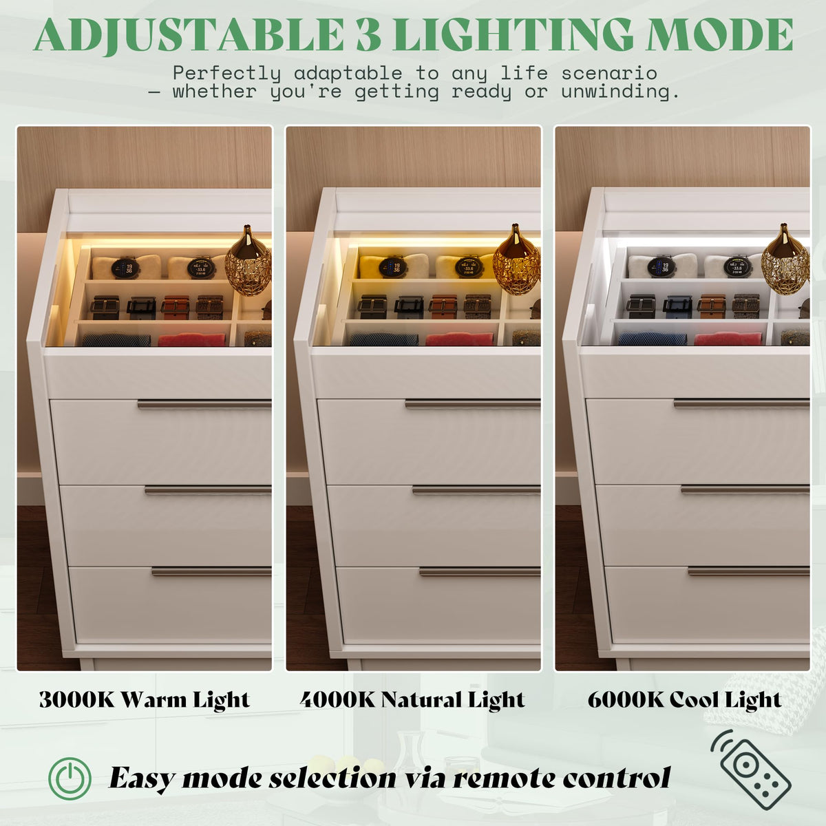 5-Piece King Bedroom Set with Charging Nightstands