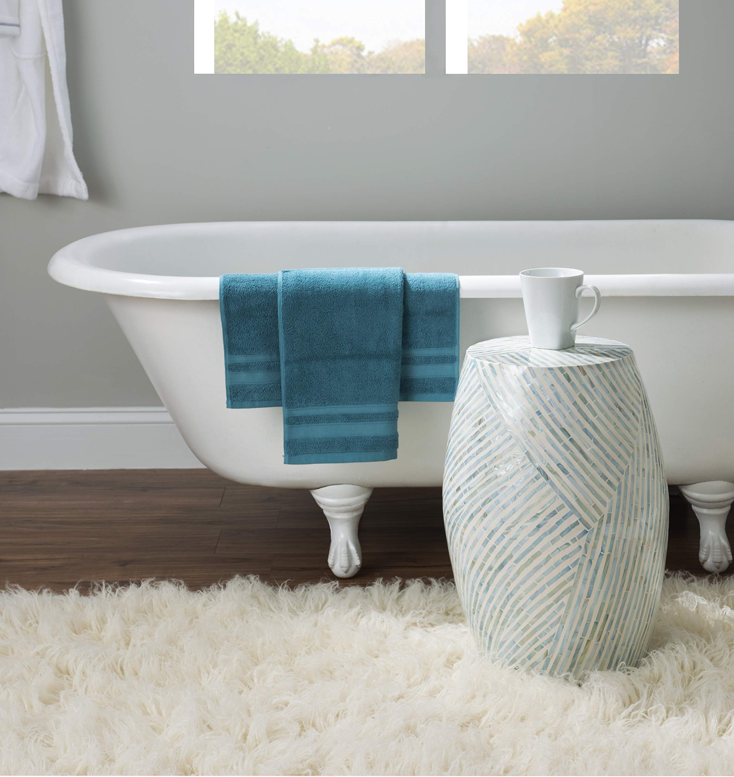 Capiz Shell Drum Accent Table
