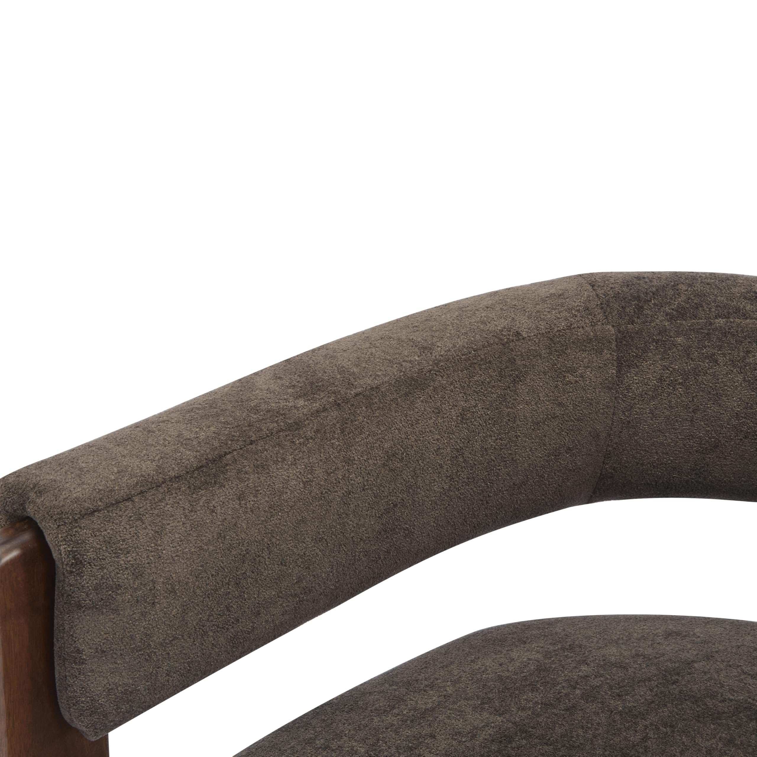 Velvet Barrel Accent Chair