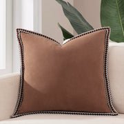 UGG Kirkwood Decorative Pillow for Sofa, 20" x 20", Brown (Chestnut)